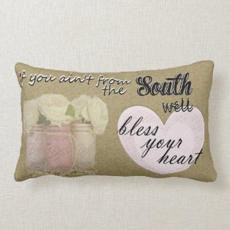 Coussin Rectangle Bénissez votre coeur