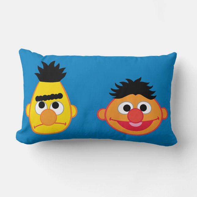 Coussin Rectangle Bert & Ernie Emojis (Recto)