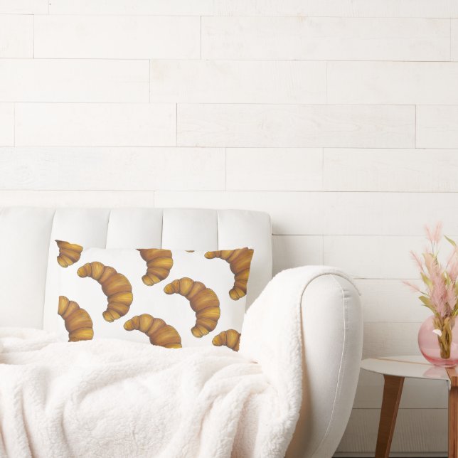 Coussin Rectangle Beurre fraîche Croissants Viennoiseries Viennoiser (Canapé)