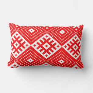 Coussin Rectangle Biélorussie Б л а р у с Motif folklorique Jeter Co