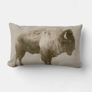 Coussin Rectangle Bison américain