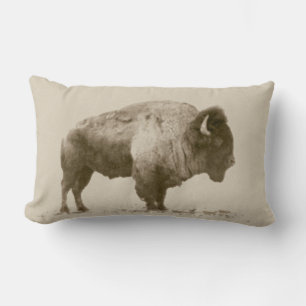 Coussin Rectangle Bison des plaines