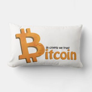 Coussin Rectangle Bitcoin pillow