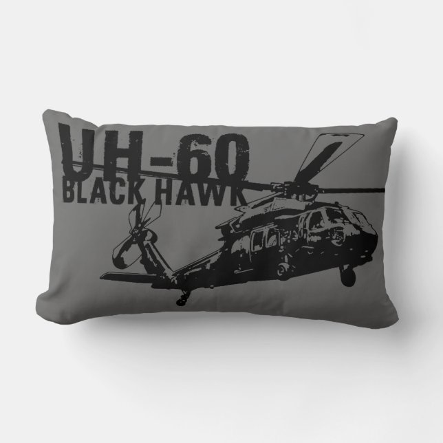 Coussin Rectangle Black Hawk (Recto)