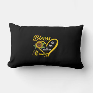 Coussin Rectangle Blessed To Be Called Maman Sunflower Heart Mothers