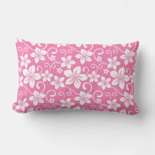 COUSSIN RECTANGLE BLEU HAWAII (ROSE)