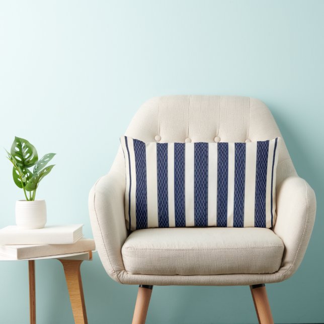 Coussin Rectangle Bleu Marin (Chaise)