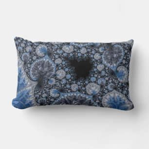 Coussin Rectangle Bleus Abstract