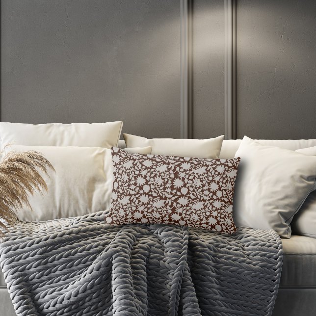 Coussin Rectangle Bloc tendance Imprimer Brown inspiré (Créateur téléchargé)