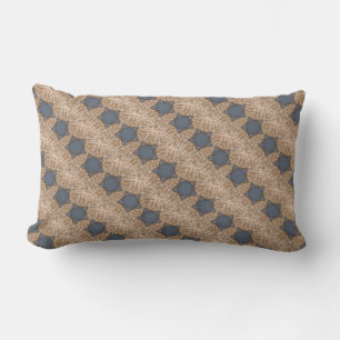 Coussin Rectangle Blue Kaleidoscope Star Wicker Arrière - plan