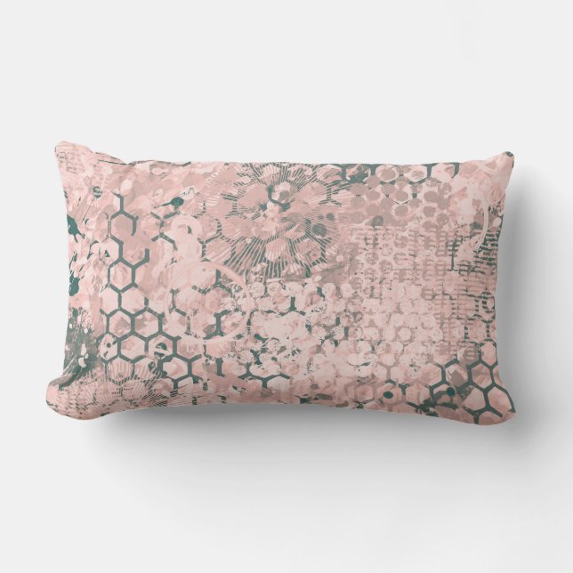 Coussin Rectangle Blush Odyssey (Recto)