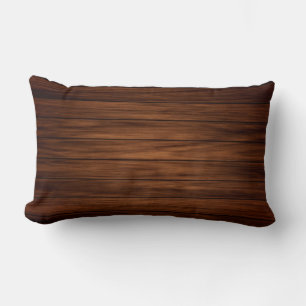 Coussin Rectangle Bois foncé