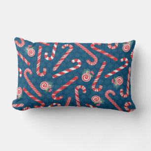 Coussin Rectangle Bonbons de Noël