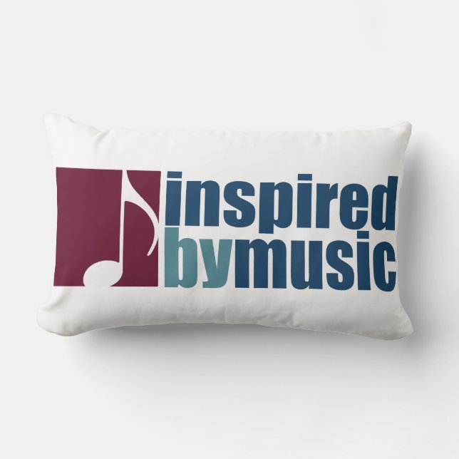 Coussin Rectangle bonne musique vibes (Recto)