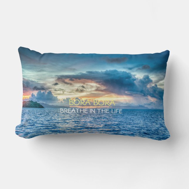 COUSSIN RECTANGLE BORA BORA (Recto)