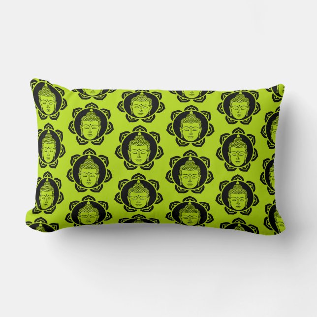 Coussin Rectangle Bouddha Maison et Vie (Recto)