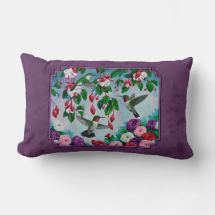 Coussin Rectangle Bourdon et Flower