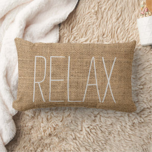 Coussin Rectangle Bracelet de famille rustique moderne Script de rel