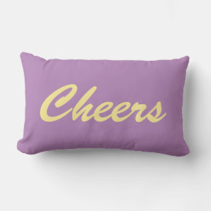 Coussin Rectangle Bravo sur violet - Extérieur