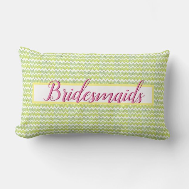 Coussin Rectangle Bridesmaids Merci (Recto)