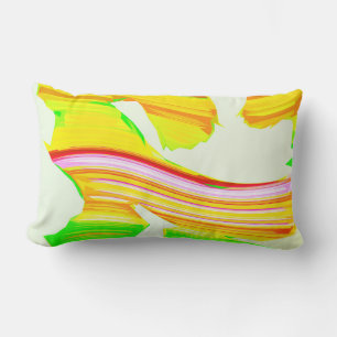 Coussin Rectangle Brosse arc-en-ciel