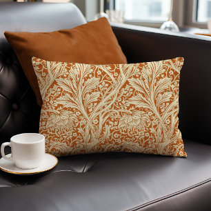 Coussin Rectangle Brûlé Orange Arcadia William Morris Hawthorn