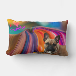 Coussin Rectangle Bulldog français
