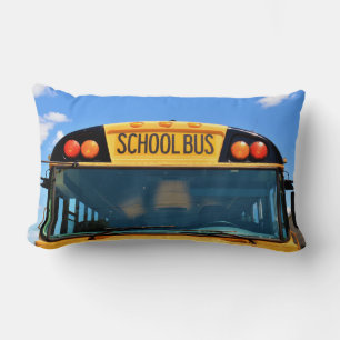 Coussin Rectangle Bus scolaire avec lumières ambrées et rouges