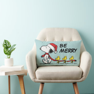 Coussin Rectangle cacahuètes   Snoopy & Friends Winter Scarf