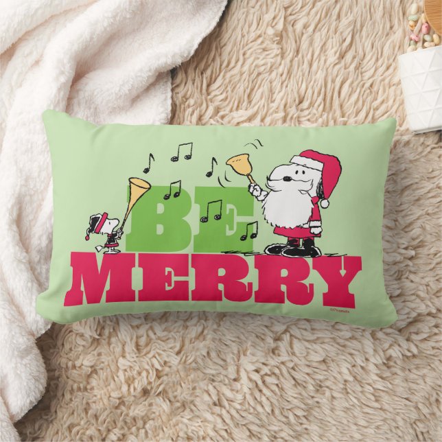 Coussin Rectangle cacahuètes | Sois Joyeux Noël (Couverture)