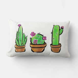 Coussin Rectangle Cactus cactus cactus succulents