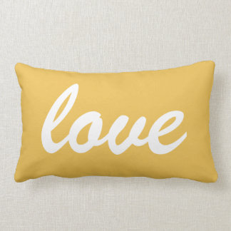 Coussin Rectangle Cadeau à la maison de jaune de soleil d'amour