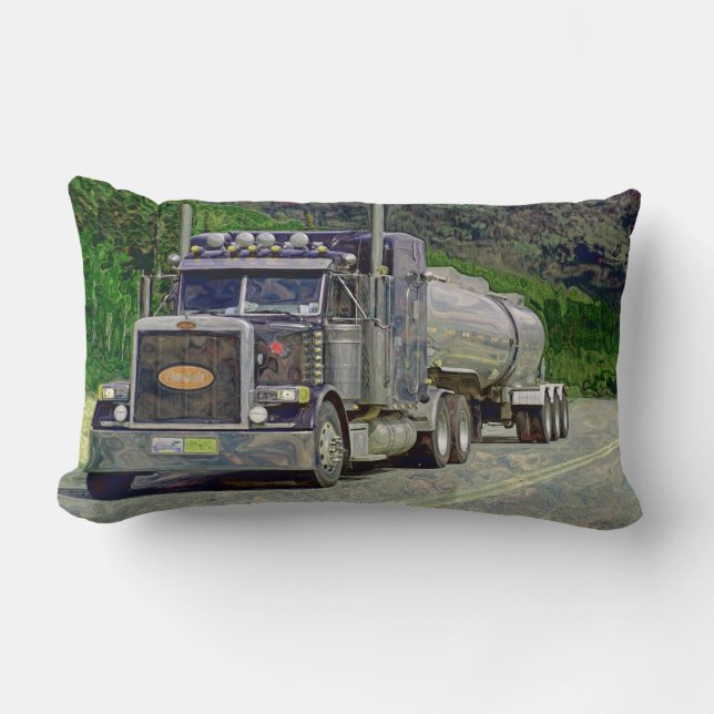 Coussin Rectangle Cadeau lourd 2 de transport de camion de (Recto)