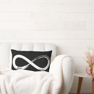Coussin Rectangle Cadeau Mariage Anniversaire Personnalisé Couples I