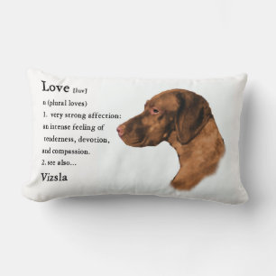 Coussin Rectangle Cadeaux d'amour Vizsla