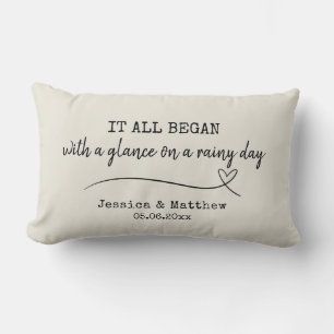 Coussin Rectangle Cadeaux Personnalisés d'Anniversaire - Couple Pers
