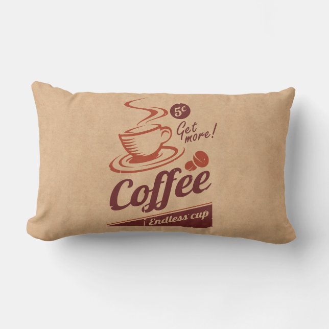 Coussin Rectangle Café (Recto)