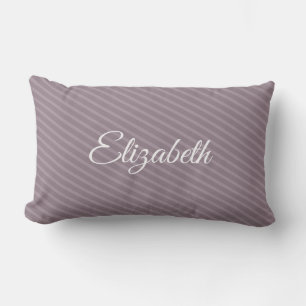Coussin Rectangle Calligraphie Nom Script Modèle élégant moderne