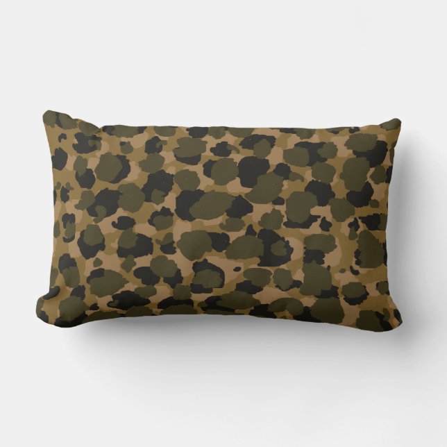 Coussin Rectangle Camo Abstrait (Recto)
