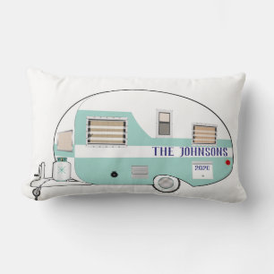 Coussin Rectangle Camping RV Trailer Camper Voyage Vacances Jeu