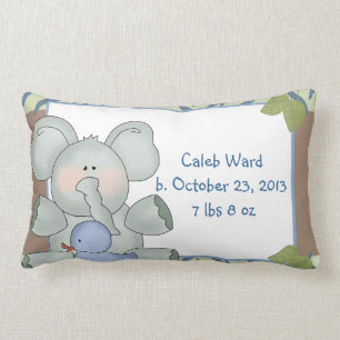 Coussin Rectangle Canard bleu en caoutchouc de rayure de zèbre