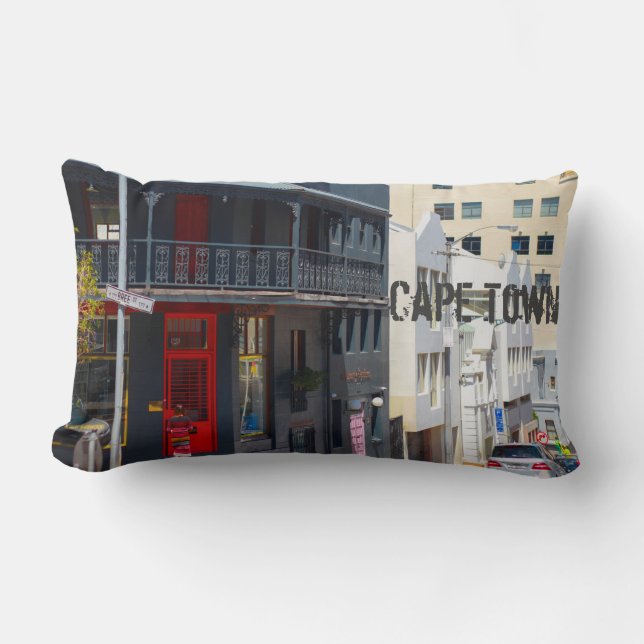 Coussin Rectangle Cape Town Cityscape Bree Street Afrique du Sud (Recto)