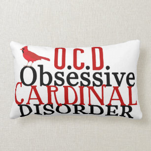 Coussin Rectangle Cardinal drôle