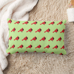 Coussin Rectangle Cardinal Rouge Cardinal Cardinal aux Fleurs