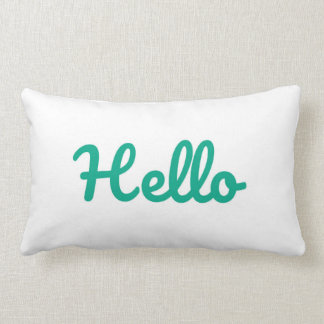 Coussin Rectangle Carreau adorable de bonjour
