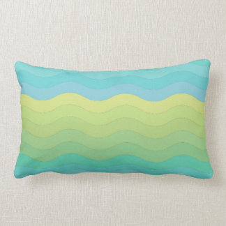 Coussin Rectangle Carreau côtier de vagues