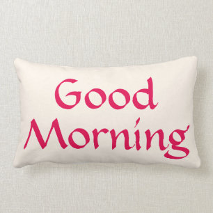 Coussin Rectangle Carreau de bonne nuit bonjour