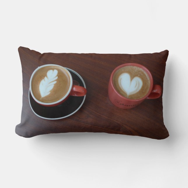 Coussin Rectangle Carreau de café-restaurant (Recto)