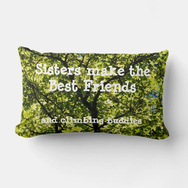Coussin Rectangle Carreau de citation de soeurs (Recto)