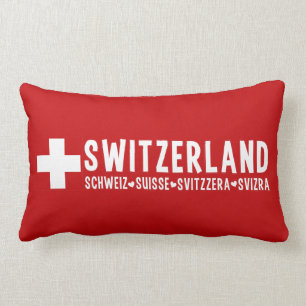 Coussin Rectangle Carreau de la SUISSE